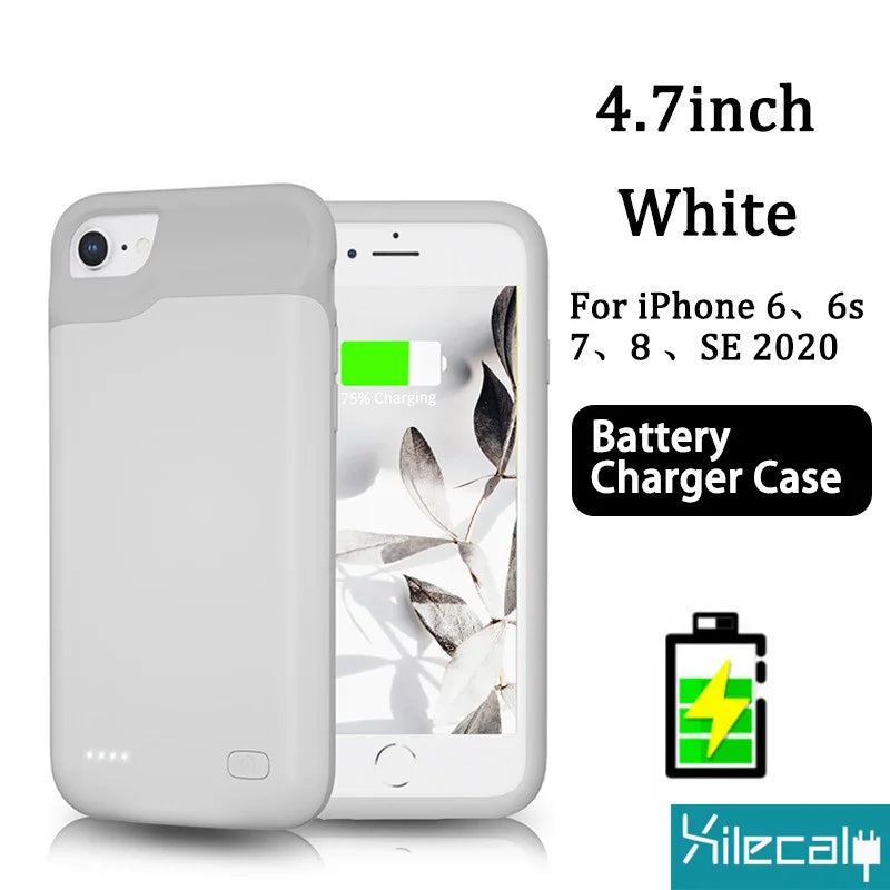 Xilecaly Battery Case for Iphone 15 Pro Max 13 14 Pro 12 Mini Power Bank Charging Power Case for Iphone XS Max XR 7 8 plus SE2 3