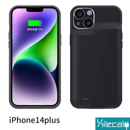 Xilecaly Battery Case for Iphone 15 Pro Max 13 14 Pro 12 Mini Power Bank Charging Power Case for Iphone XS Max XR 7 8 plus SE2 3