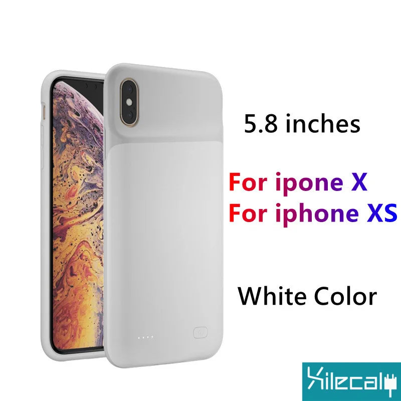 Xilecaly Battery Case for Iphone 15 Pro Max 13 14 Pro 12 Mini Power Bank Charging Power Case for Iphone XS Max XR 7 8 plus SE2 3